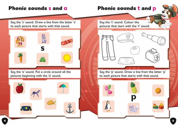 Produktbild: PAW Patrol First Phonics Activity Book