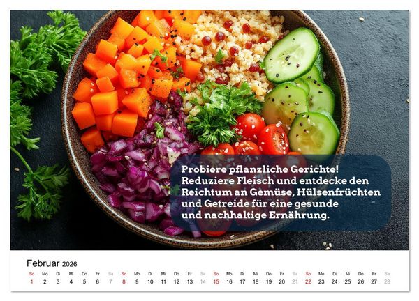 Produktbild: Nachhaltige Neujahrsvors&auml;tze - Der umweltfreundliche Jahreskalender (Wandkalender 2026 DIN A2 quer), CALVENDO Monatskalender