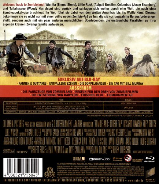 Produktbild: Zombieland: Doppelt h&auml;lt besser