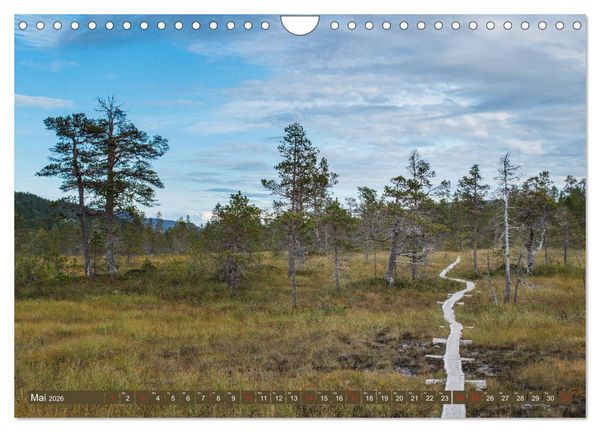 Produktbild: Wandern - In Norwegen und Schweden (Wandkalender 2026 DIN A4 quer), CALVENDO Monatskalender