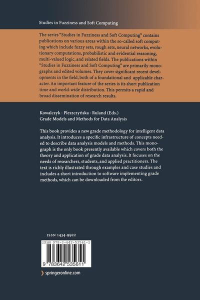 Produktbild: Grade Models and Methods for Data Analysis