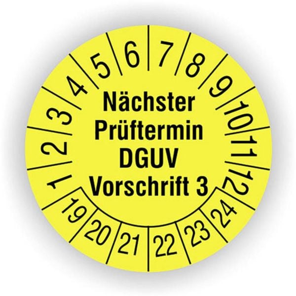 Produktbild: HT Instruments 2002270 Pr&uuml;fplaketten 30mm Sicherheitspr&uuml;fplaketten 1St.
