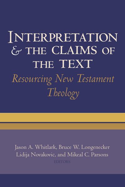 Produktbild: Interpretation and the Claims of the Text
