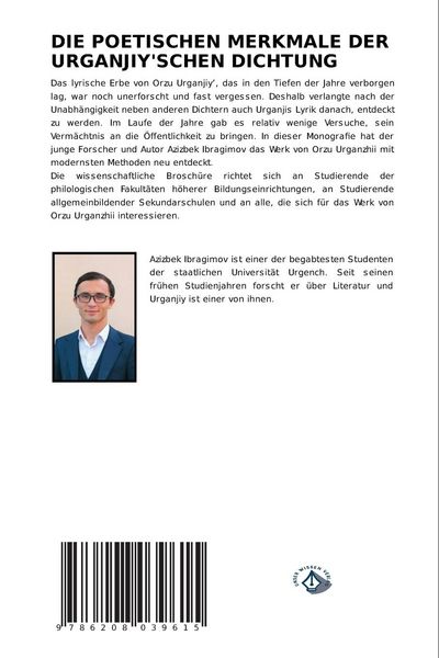 Produktbild: Die Poetischen Merkmale der Urganjiy'schen Dichtung