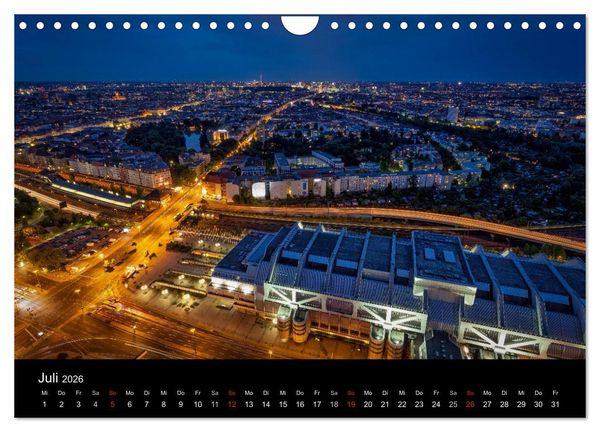 Produktbild: Die Blaue Stunde in Berlin (Wandkalender 2026 DIN A4 quer), CALVENDO Monatskalender