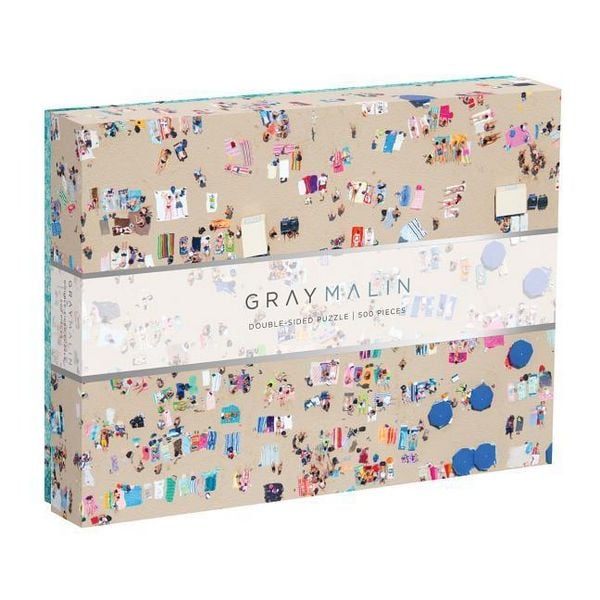 Produktbild: Gray Malin Beach 500 Piece Double-Sided Puzzle