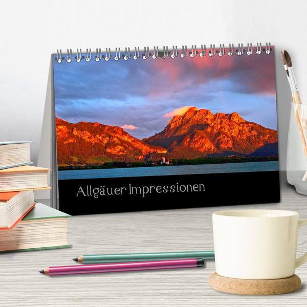 Produktbild: Allg&auml;uer Impressionen (Tischkalender 2026 DIN A5 quer), CALVENDO Monatskalender