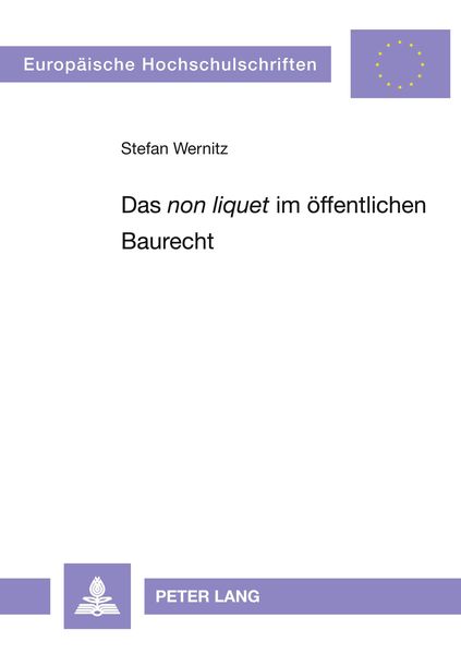 Produktbild: Das «non liquet» im öffentlichen Baurecht