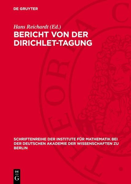 Produktbild: Bericht von der Dirichlet-Tagung