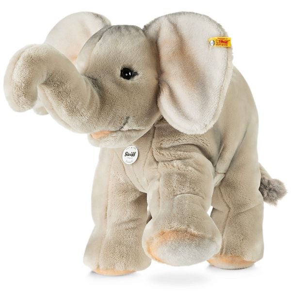 Produktbild: Steiff 064043 - Trampili Elefant, stehend, hellgrau, Pl&uuml;sch, 45 cm