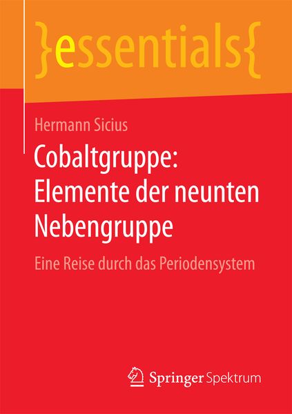 Produktbild: Cobaltgruppe: Elemente der neunten Nebengruppe