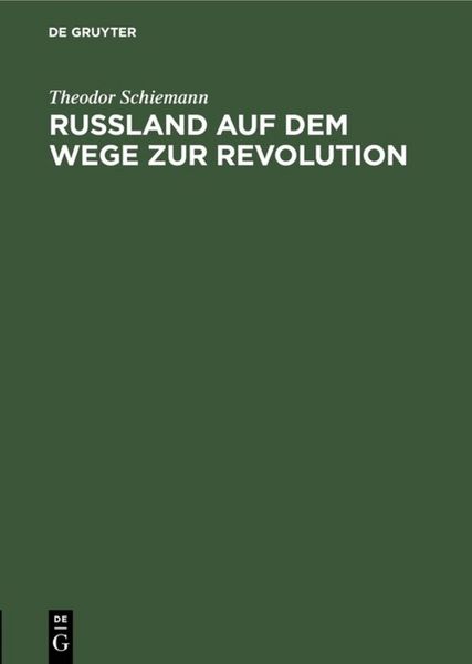 Produktbild: Russland auf dem Wege zur Revolution