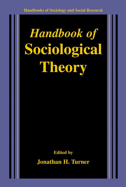 Produktbild: Handbook of Sociological Theory