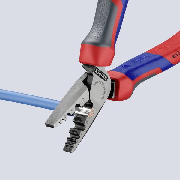 Produktbild: Knipex 97 72 180 Crimpzange Aderendh&uuml;lsen 0.25 bis 16mm&sup2;