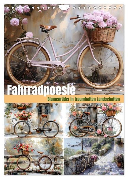 Produktbild: Fahrradpoesie (Wandkalender 2026 DIN A4 hoch), CALVENDO Monatskalender