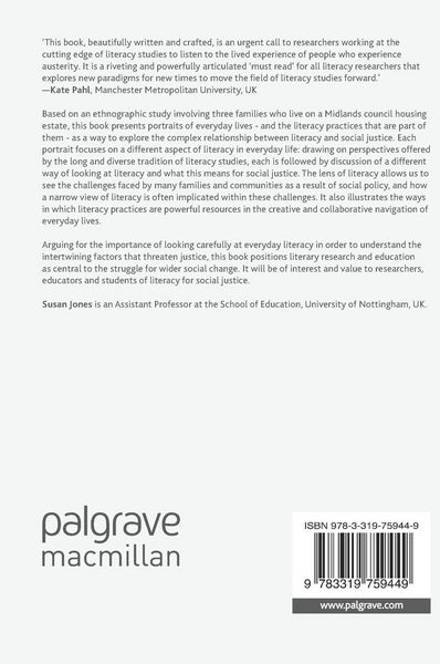 Produktbild: Portraits of Everyday Literacy for Social Justice