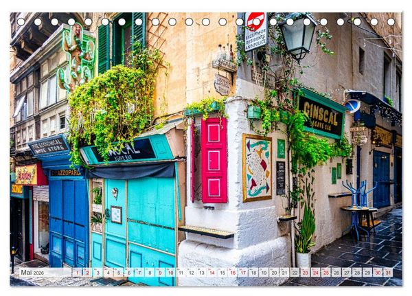 Produktbild: Malta, Comino & Gozo (Tischkalender 2026 DIN A5 quer), CALVENDO Monatskalender