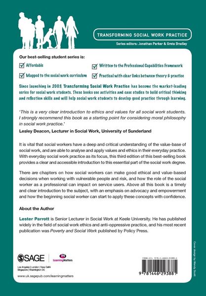 Produktbild: Values and Ethics in Social Work Practice
