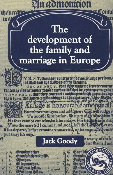 Produktbild: Development of the Family and Marriage in Europe