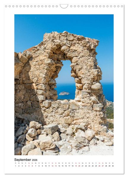 Produktbild: Rhodos, die Sonneninsel (Wandkalender 2026 DIN A3 hoch), CALVENDO Monatskalender