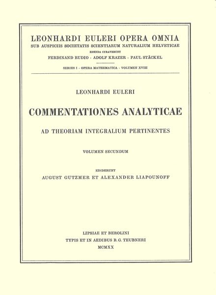 Produktbild: Commentationes geometricae 4th part