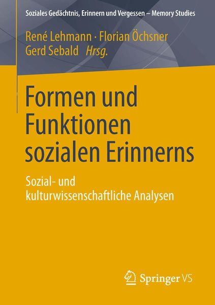 Produktbild: Formen und Funktionen sozialen Erinnerns