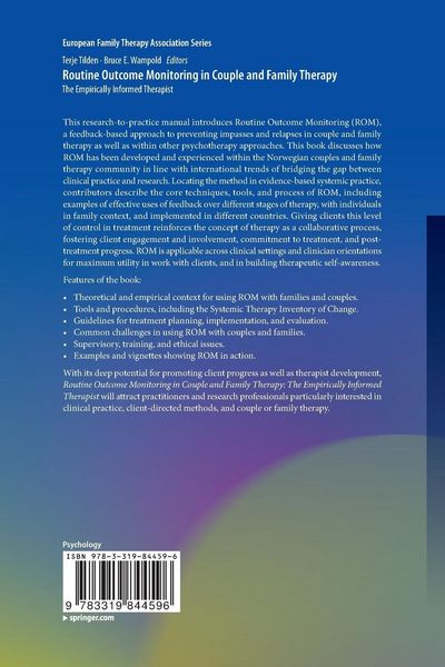 Produktbild: Routine Outcome Monitoring in Couple and Family Therapy