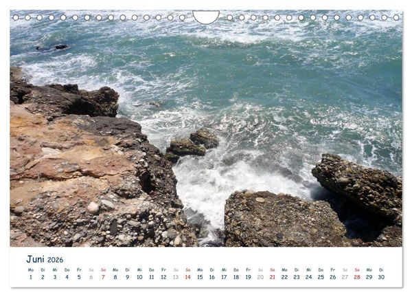Produktbild: COSTA DEL SOL - Wellenspiel (Wandkalender 2026 DIN A4 quer), CALVENDO Monatskalender