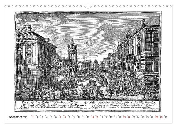 Produktbild: TU FELIX AUSTRIA - Wien in alten Ansichten (Wandkalender 2026 DIN A3 quer), CALVENDO Monatskalender