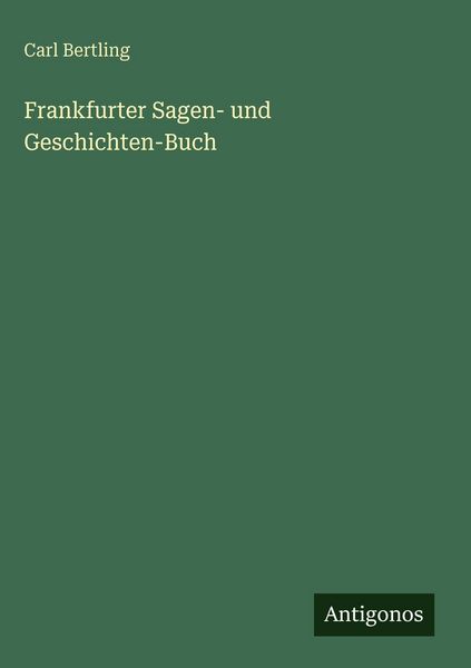 Produktbild: Frankfurter Sagen- und Geschichten-Buch