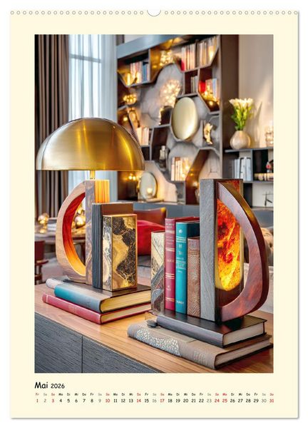 Produktbild: Exquisite Wohnaccessoires. Inspiration f&uuml;r ein stilvolles Zuhause (Wandkalender 2026 DIN A2 hoch), CALVENDO Monatskalender