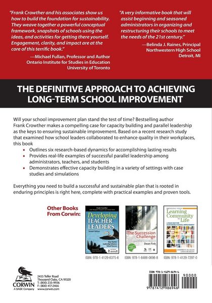 Produktbild: From School Improvement to Sustained Capacity