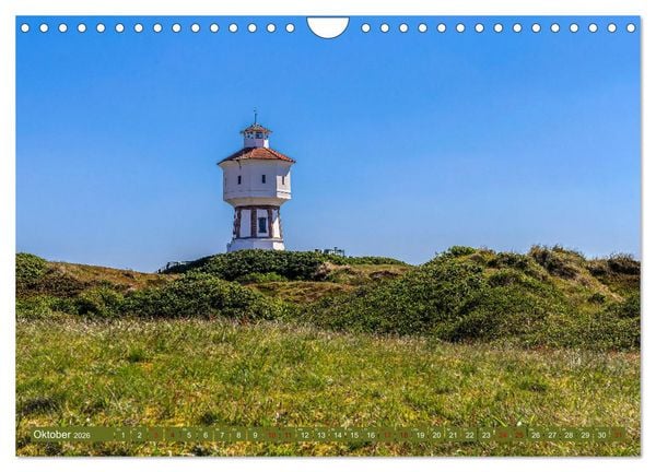 Produktbild: Inselliebe Langeoog (Wandkalender 2026 DIN A4 quer), CALVENDO Monatskalender