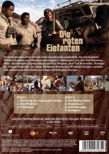 Produktbild: Die roten Elefanten [2 DVDs]