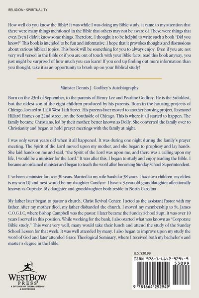 Produktbild: Did You Know? of the Bible