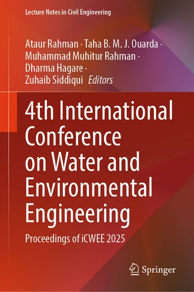 Produktbild: 4th International Conference on Water and Environmental Engineering