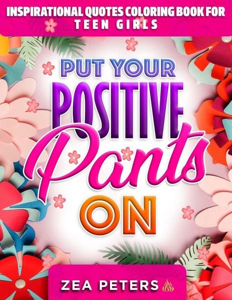 Produktbild: Inspirational Quotes Coloring Book For Teen Girls
