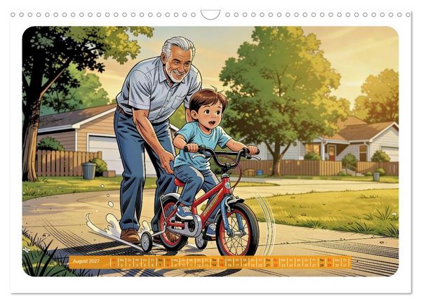 Produktbild: Mein erstes Fahrrad - Comic (Wandkalender 2027 DIN A3 quer), CALVENDO Monatskalender