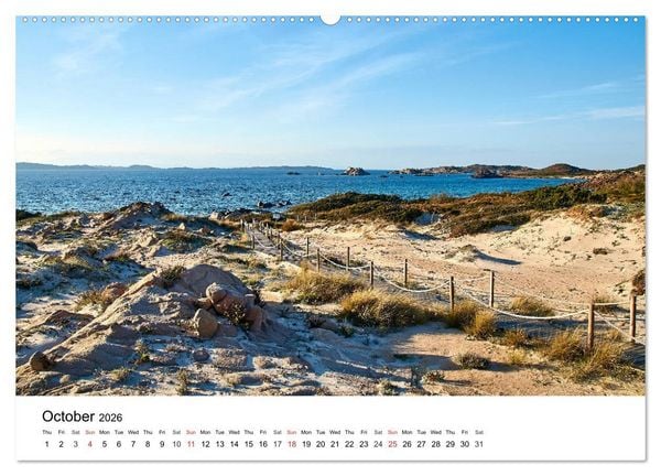 Produktbild: Bays of Sardinia (High Quality Premium Wall Calendar 2026 DIN A2 landscape),CALVENDO 12 Month Wall Calendar