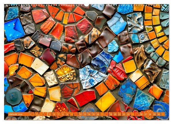 Produktbild: Patchwork - Farben und Formen (Wandkalender 2026 DIN A2 quer), CALVENDO Monatskalender