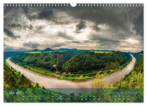Produktbild: der elbestrom landschaft (Wandkalender 2026 DIN A3 quer), CALVENDO Monatskalender