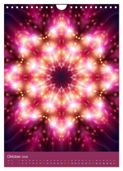 Produktbild: Lichtvolle Mandalas (Wandkalender 2026 DIN A4 hoch), CALVENDO Monatskalender