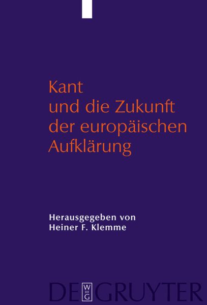 Produktbild: Kant und die Zukunft der europ&auml;ischen Aufkl&auml;rung