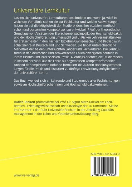 Produktbild: Universit&auml;re Lernkultur