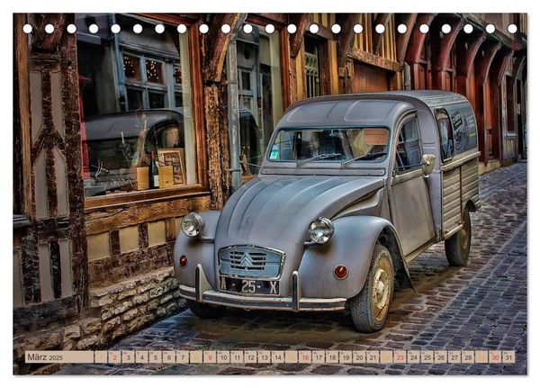 Produktbild: Citro&euml;n 2CV - die Ente (Tischkalender 2025 DIN A5 quer), CALVENDO Monatskalender