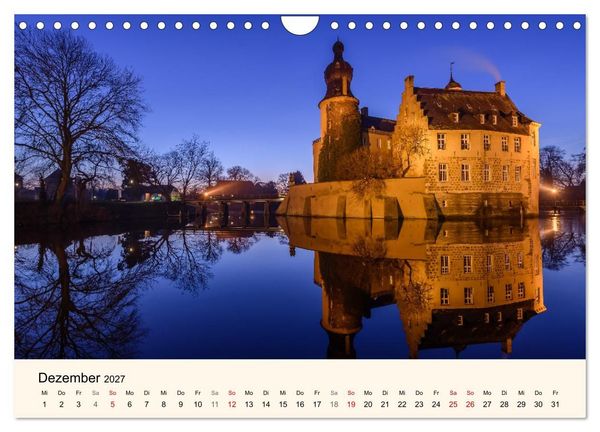 Produktbild: Schl&ouml;sser und Burgen in NRW (Wandkalender 2027 DIN A4 quer), CALVENDO Monatskalender