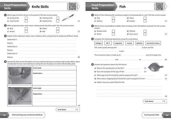 Produktbild: AQA GCSE 9-1 Food Preparation & Nutrition Complete Revision & Practice
