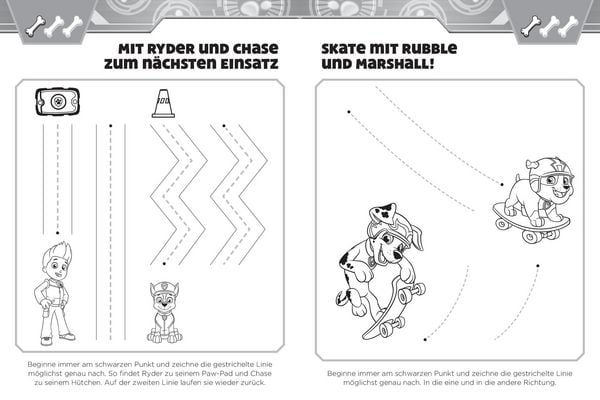 Produktbild: PAW Patrol Vorschulbuch Schwung&uuml;bungen
