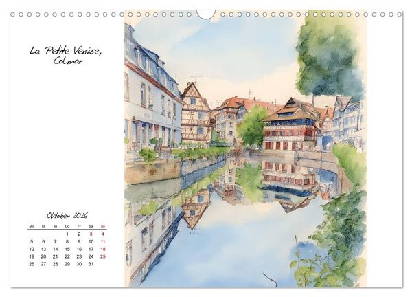 Produktbild: Zauberhafte Motive aus dem Elsass (Wandkalender 2026 DIN A3 quer), CALVENDO Monatskalender