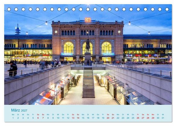 Produktbild: Hannover Die Metropole Niedersachsens (Tischkalender 2027 DIN A5 quer), CALVENDO Monatskalender